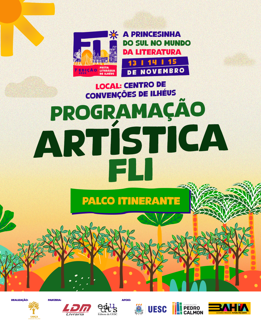 PROGRAMAÇÃO ARTÍSTICA - PALCO INTINERANTE