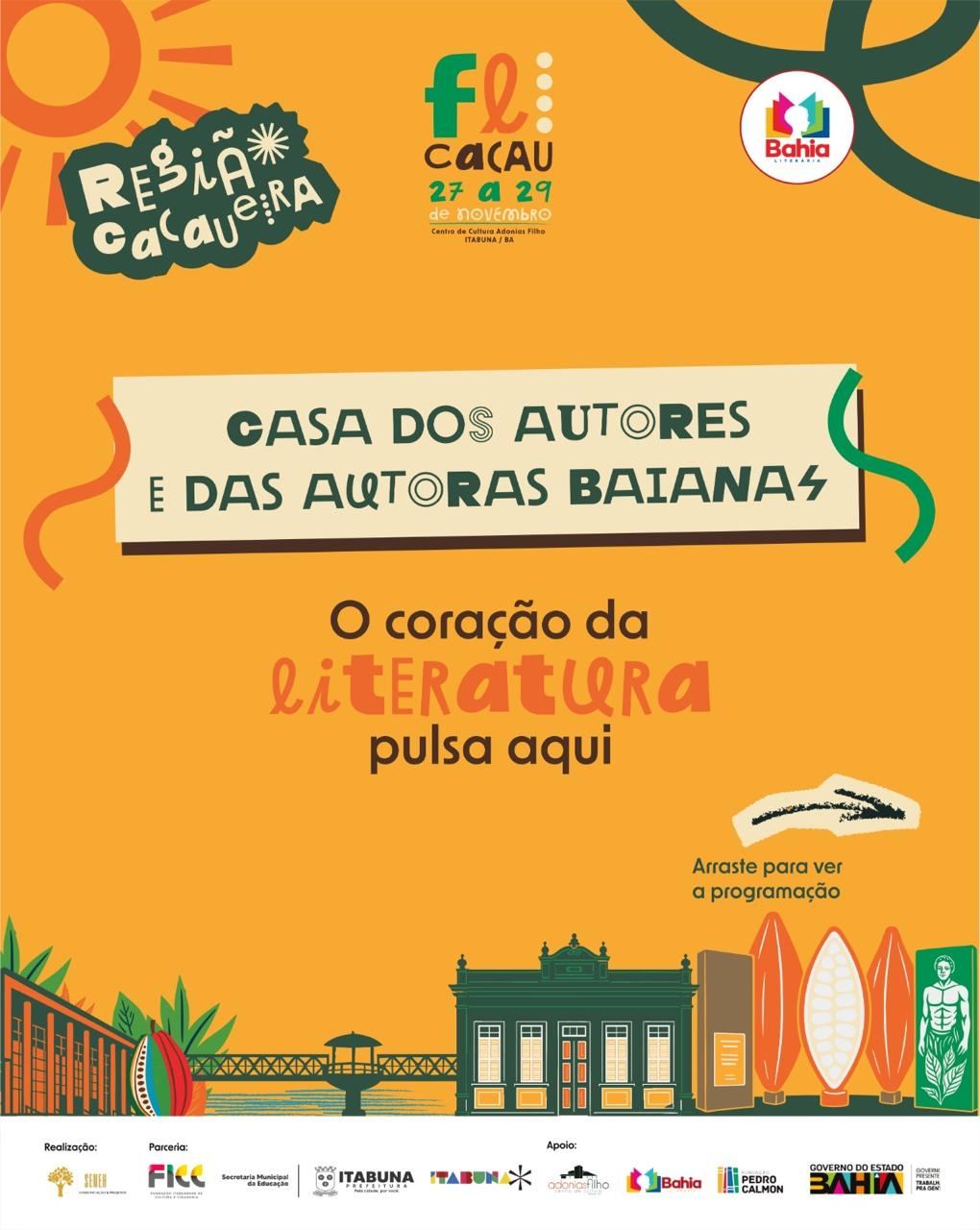 PROGRAMAÇÃO COMPLETA - ESPAÇO CASA DOS AUTORES E DAS AUTORAS BAIANAS