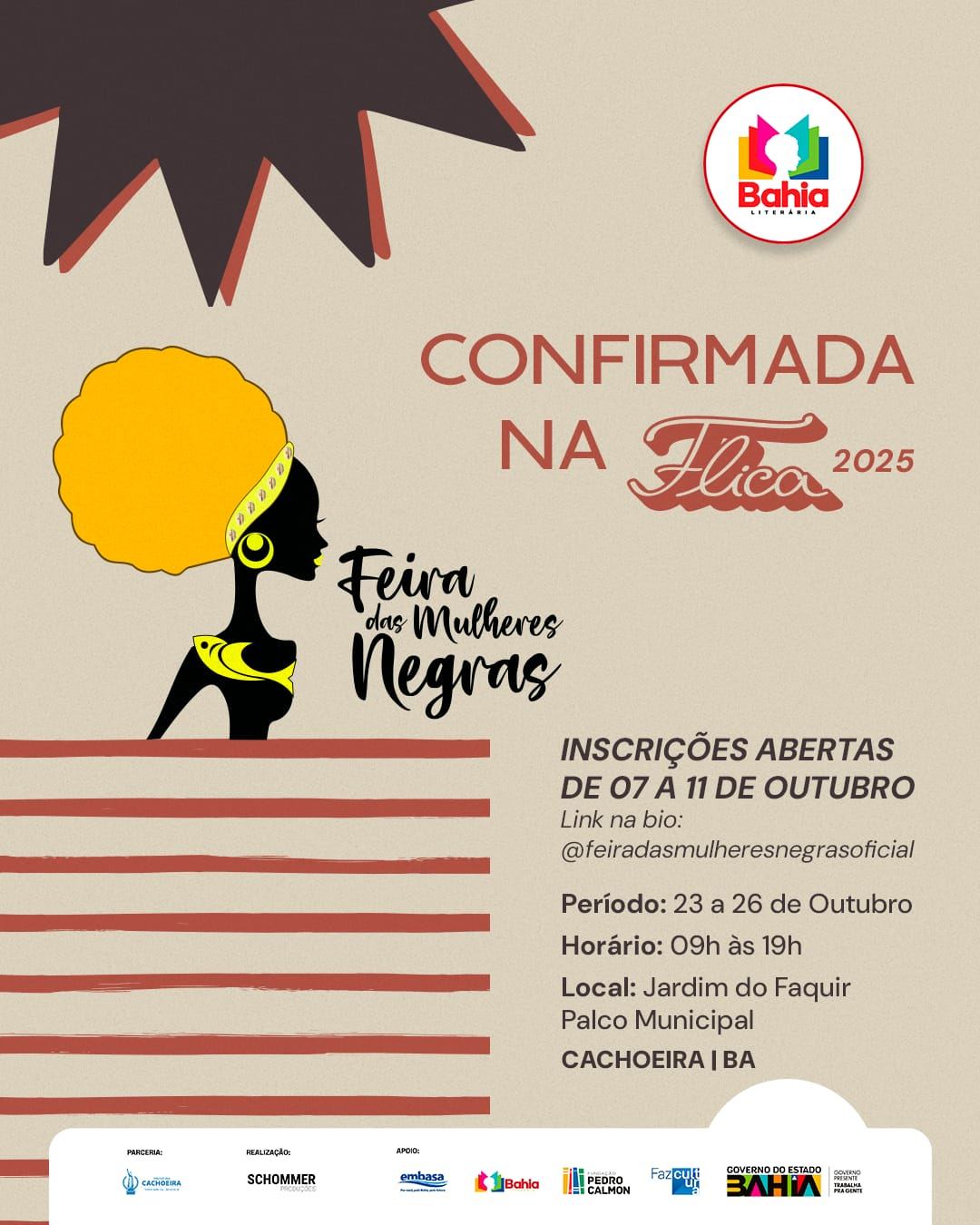 ATENÇÃO! INSCRIÇÕES ABERTAS! 07 a 11 de outubro