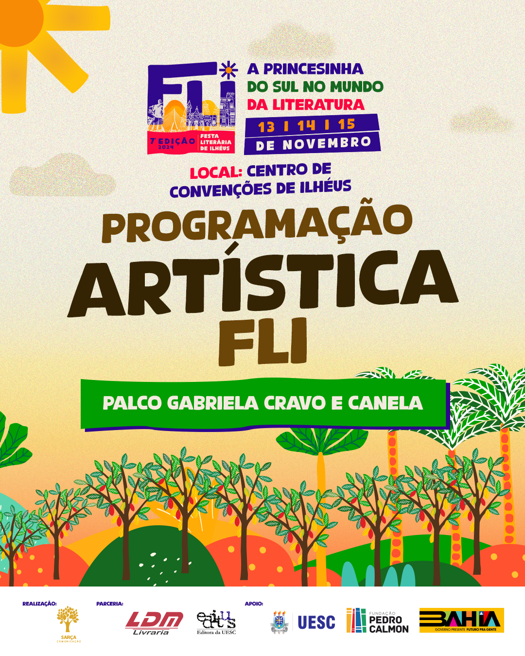 PALCO ''GABRIELA CRAVO E CANELA''